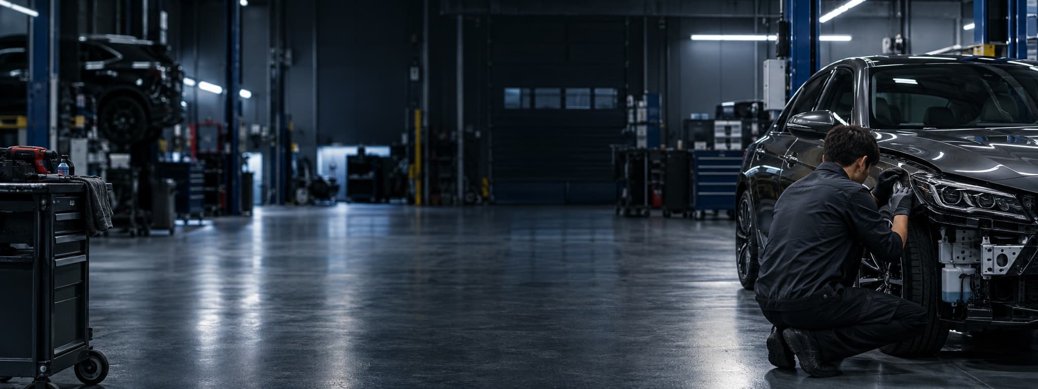 Professional auto body repair in the A1 Buller Auto Collision shop